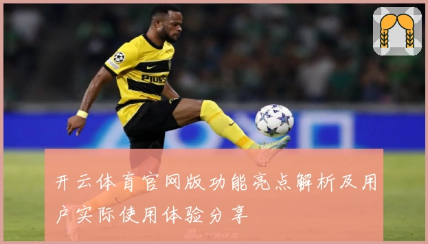 开云体育官网版功能亮点解析及用户实际使用体验分享