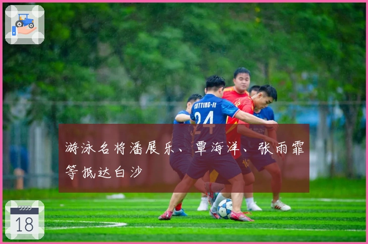 游泳名将潘展乐、覃海洋、张雨霏等抵达白沙